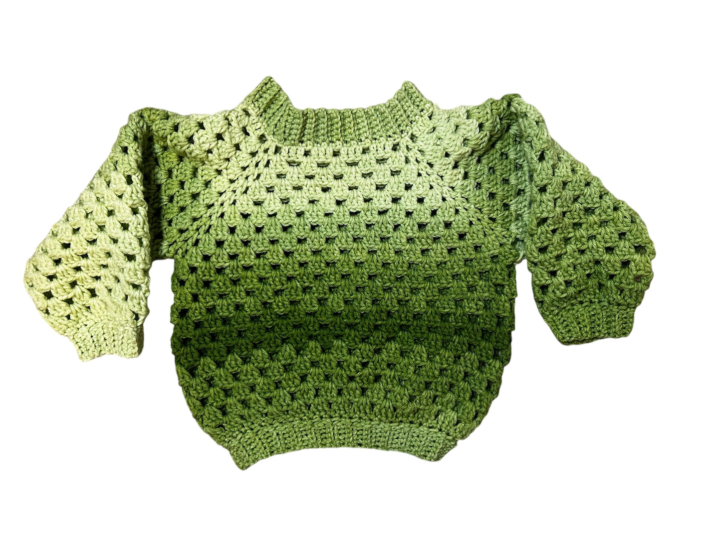 Crochet Sweater 3T-5T