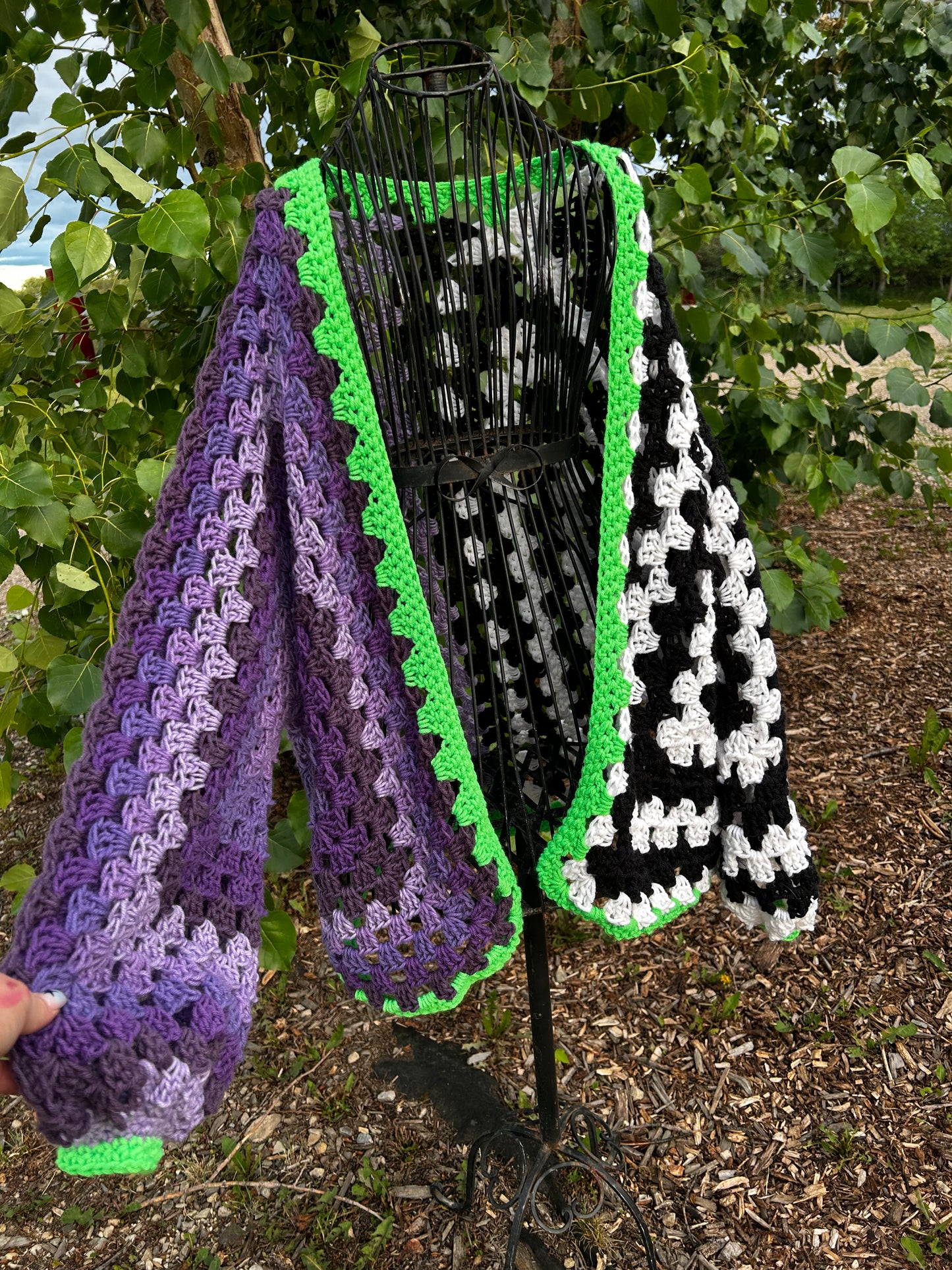 Beetle Juice Inspired Cardigan