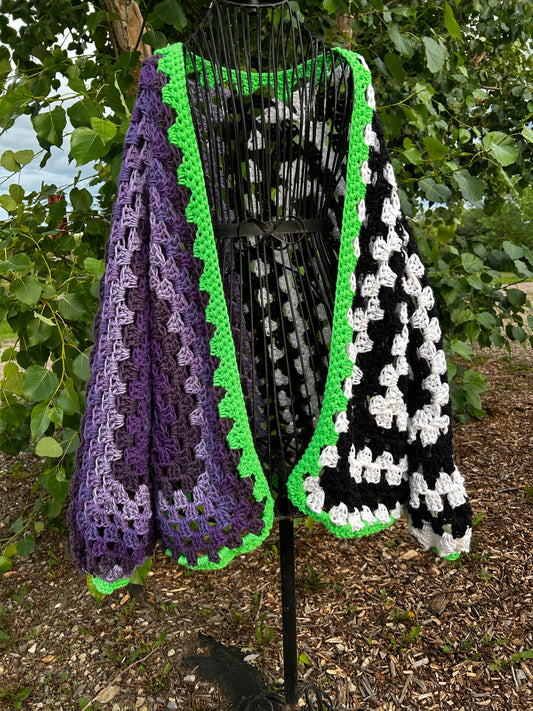 Beetle Juice Inspired Cardigan