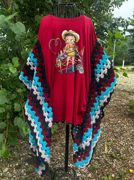 Crochet Tee Large