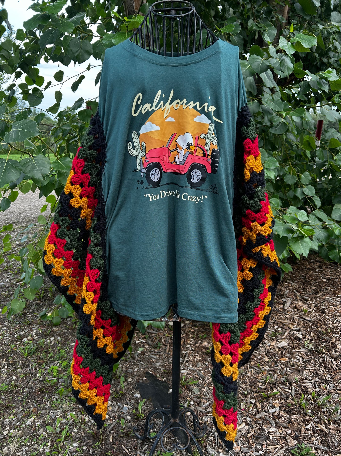 Snoopy Crochet Tee XL