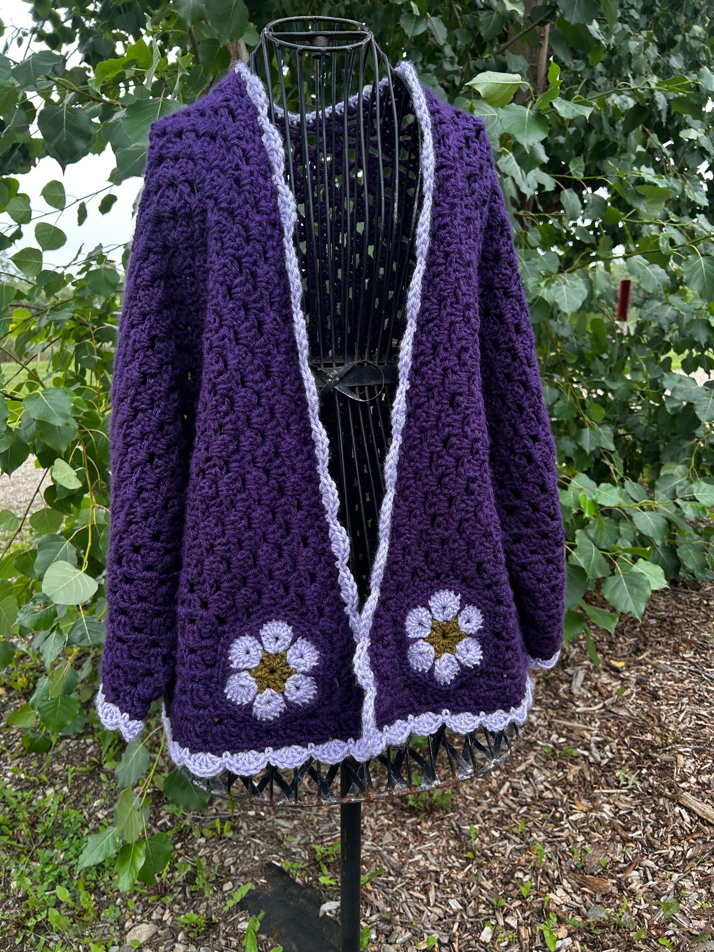 Small Crochet Cardigan