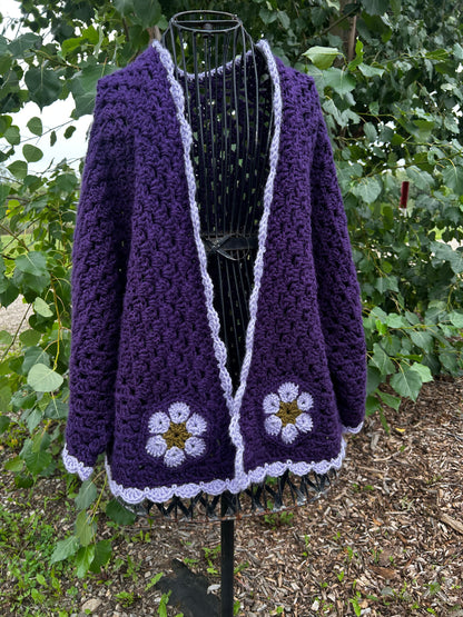 Small Crochet Cardigan