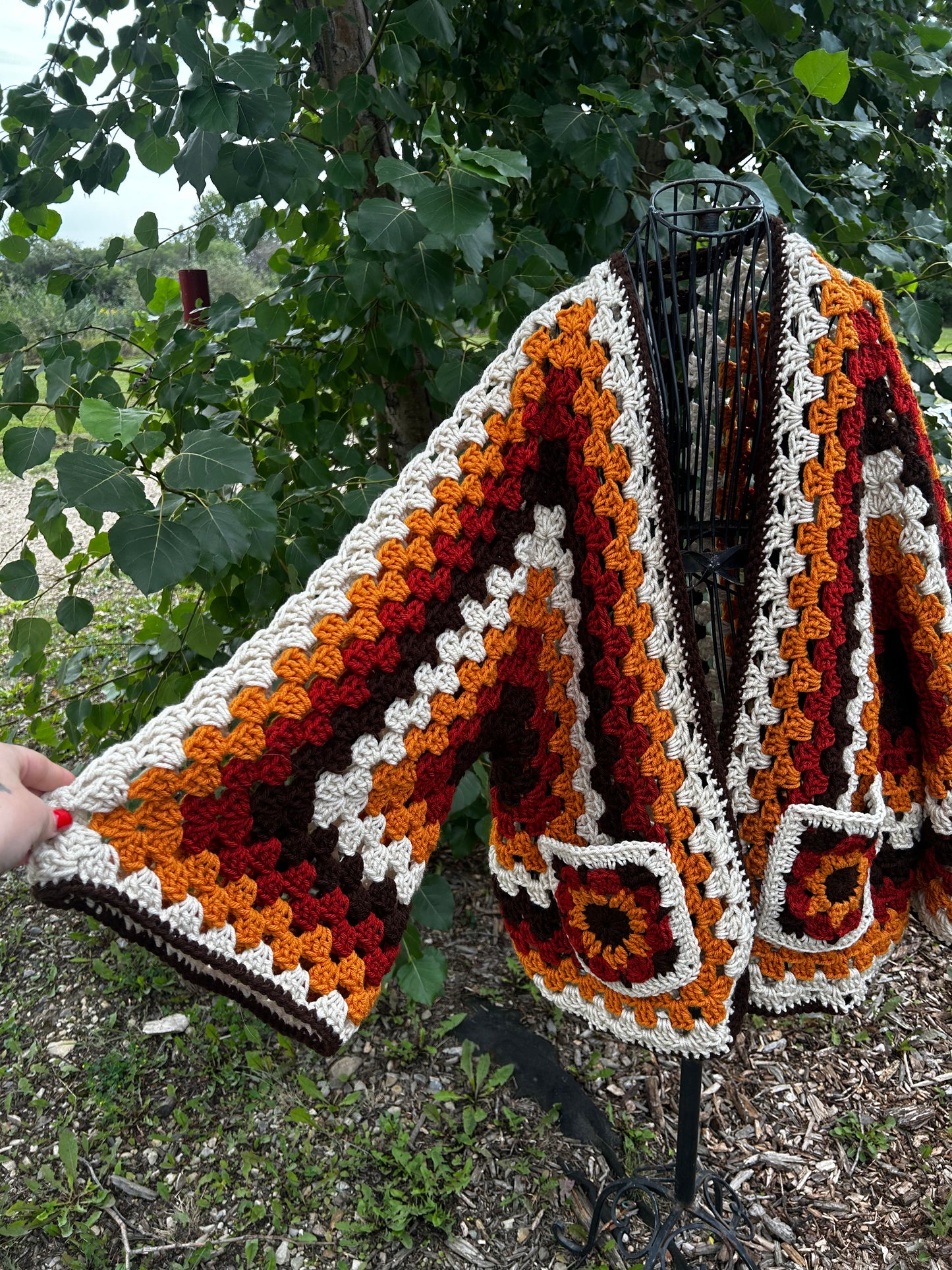 Sunset Flower Fall Cardigan