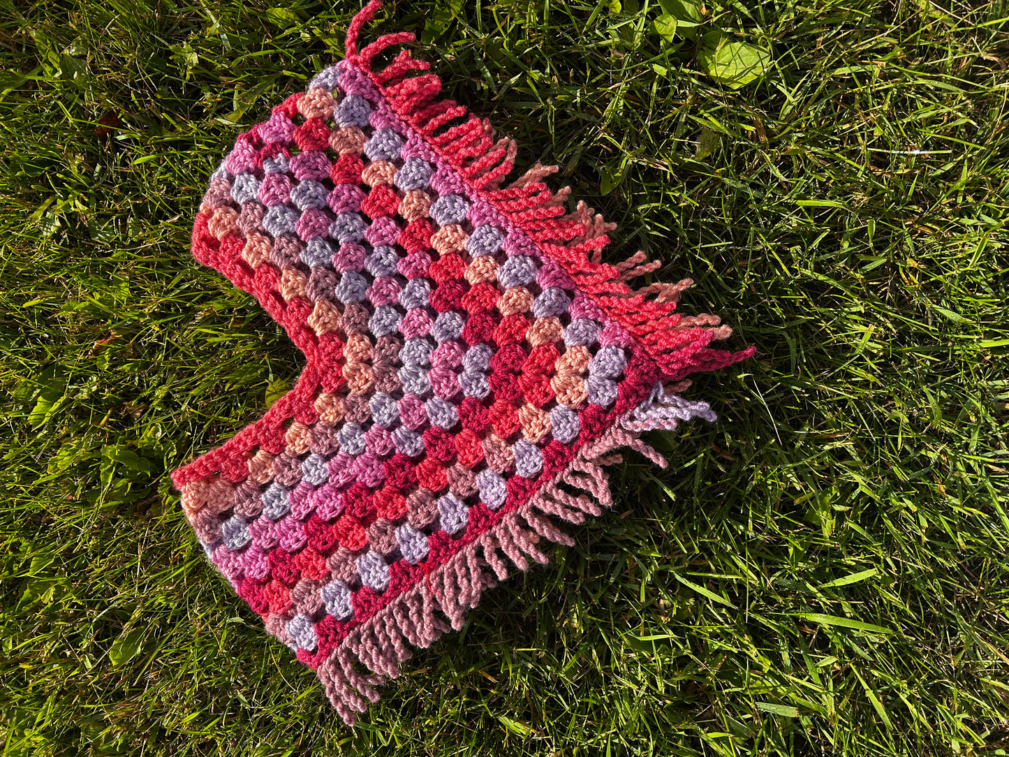 3T-4T Fringe Poncho